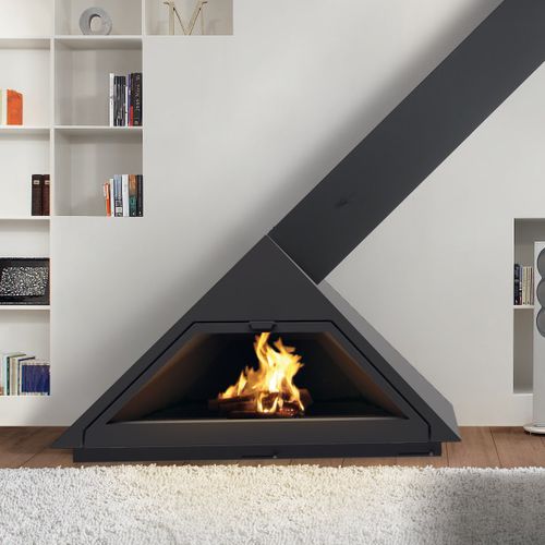 Holzkamin - MADRID - TRAFORART - Gas / Bioethanol / bodenstehend