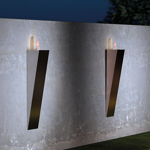 Wand-Gartenfackel - TRAFORART - Metall