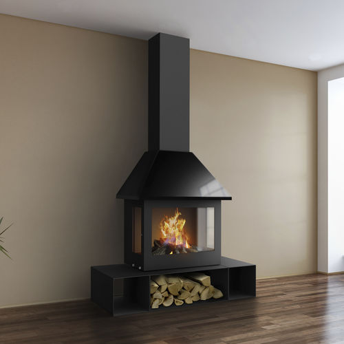 Holzkamin - SANDRA - TRAFORART - Gas / Bioethanol / bodenstehend
