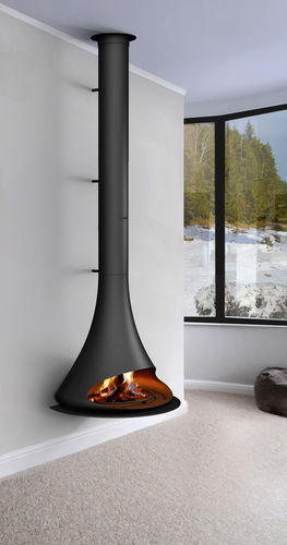 Holzkamin - DORIA - TRAFORART - Gas / Bioethanol / wandmontiert