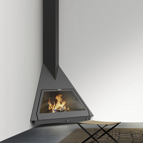 Holzkamin - FOXI - TRAFORART - Gas / Bioethanol / wandmontiert