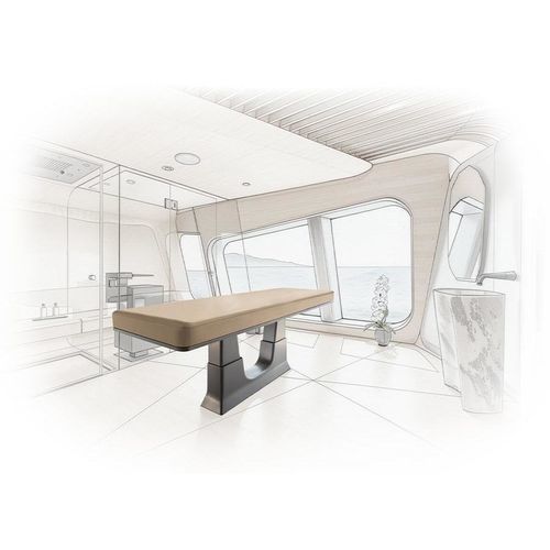 Maßgefertigte Massageliege - AKT GROUP - für Privateigentum / für Boot / für Spas