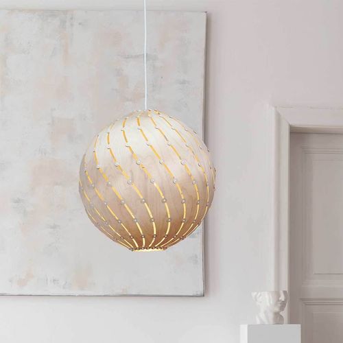 Hängelampe - EBB FAMILY - David Trubridge Design - Birke / Sperrholz / modern