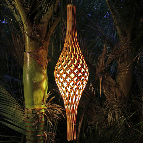 Hängelampe - NĪKAU - David Trubridge Design - Bambus / Sperrholz / modern