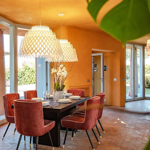 Hängelampe - HALF CHARLOTTE - Slamp - Lentiflex® / Cristalflex® / modern