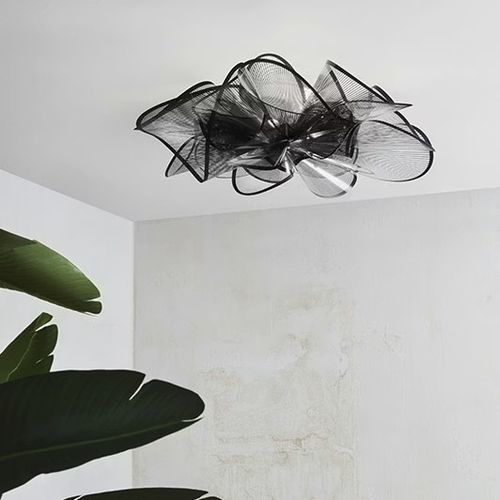 Moderne Deckenleuchte - LA BELLE ETOILE - Slamp - rund / Skulptur / Cristalflex®
