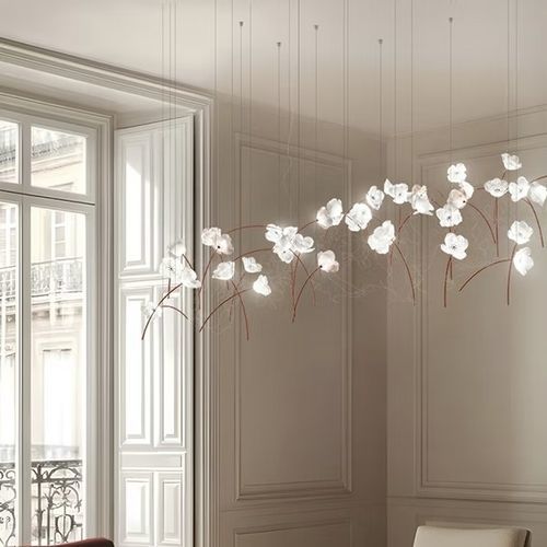 Hängelampe - POPPY - Slamp - Lentiflex® / Metalldraht / Messing