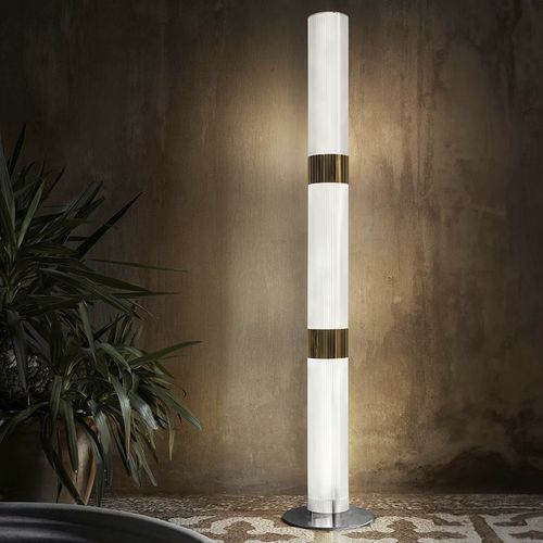 Stehleuchte - LA LOLLO - Slamp - Metall / Lentiflex® / Cristalflex®
