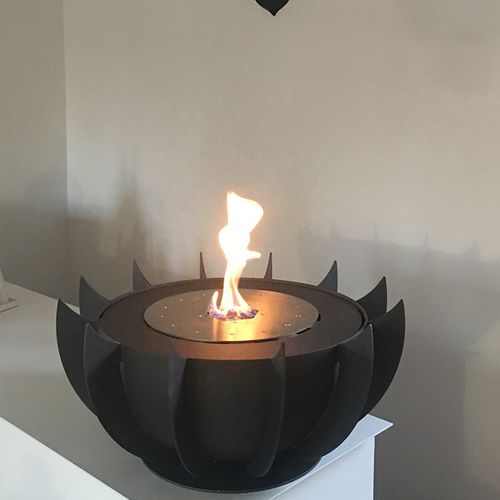 Bioethanol-Kamin - LOTUS - IGNISIAL Paris - freistehend / für Außenbereich / offene Feuerstelle