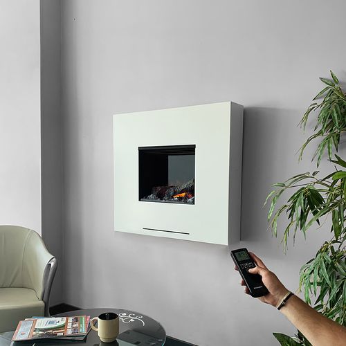 Elektrokamin - WALLFIRE - IGNISIAL Paris - wandmontiert / Einseitig / geschlossene Feuerstelle