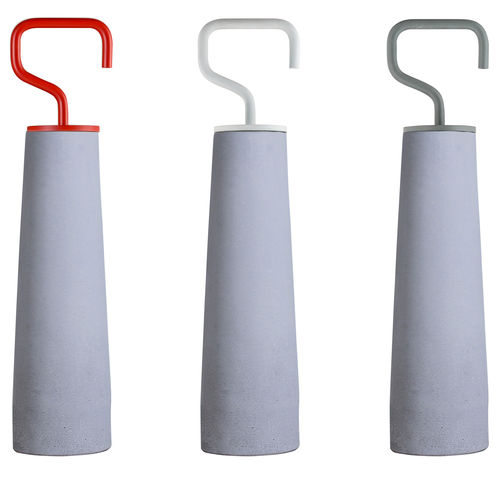 Messing-Bürstengarnitur - EVSCO - EVER Life Design - Beton / bodenstehend / satiniert