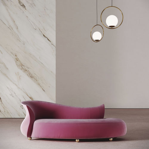 Modernes Sofa - AMPHORA - DESFORMA - Stoff / Leder / für Gewerbegebrauch