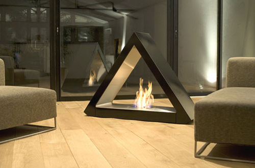 Bioethanol-Kamin - MONTBLANC - direct cheminée - freistehend / Zentral / offene Feuerstelle