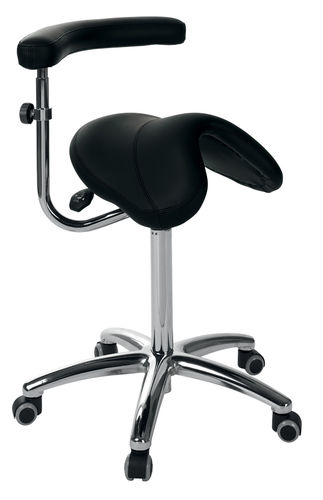 Sattelförmiger Arbeitshocker - S-5663 - ECOPOSTURAL - für Schönheitssalon