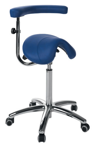 Sattelförmiger Arbeitshocker - S-5633 - ECOPOSTURAL - für Schönheitssalon