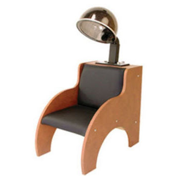 Kunstleder-Friseurstuhl - D810 - Interstate Design Industries - mit Trockenhaube / für Gewerbegebrauch