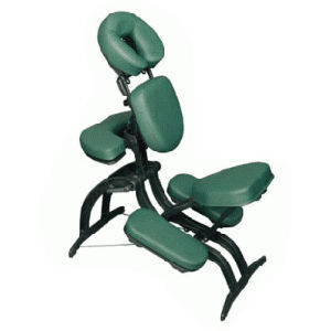 Kunstleder-Massagestuhl - AVILA II - Interstate Design Industries - Metall / klappbar