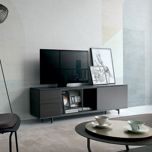 Modernes Fernsehmöbel - ATELIER  - extendo - mit Schubladen / mit Regal / Modul