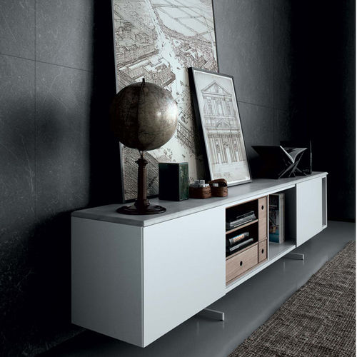 Modernes Sideboard - MONOLITH  - extendo - Eiche / Nussbaum / MDF