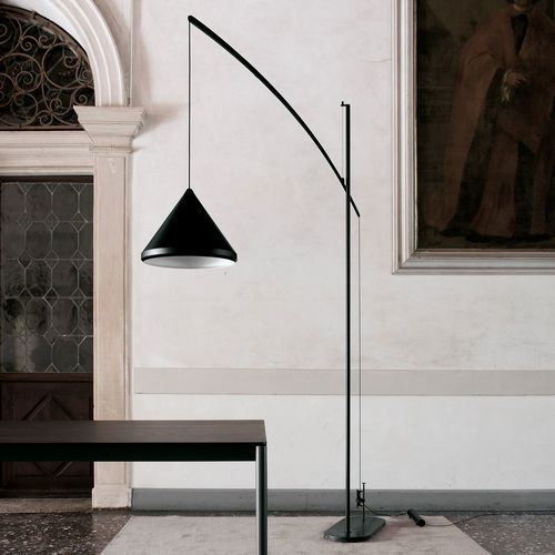 Stehleuchte - CONTRAPPESO - extendo - Aluminium / Stahl / Marmor
