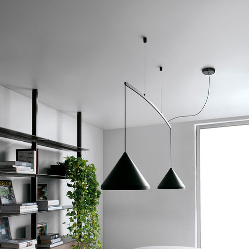 Hängelampe - CONTRAPPESO - extendo - Aluminium / Stahl / Marmor