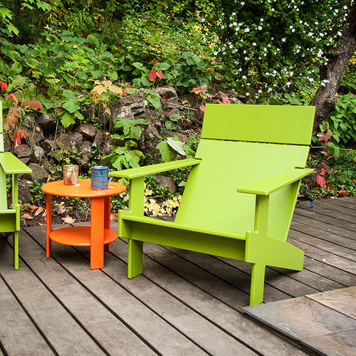 Moderner Sessel - LOLLYGAGGER - Loll Designs - HDPE / mit abnehmbarem Kissen / recycelbar