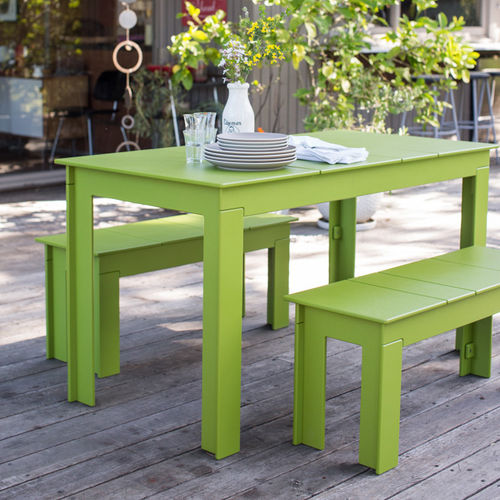 Moderner Picknicktisch - LOLLYGAGGER - Loll Designs - HDPE / rechteckig / 100% recycelbar