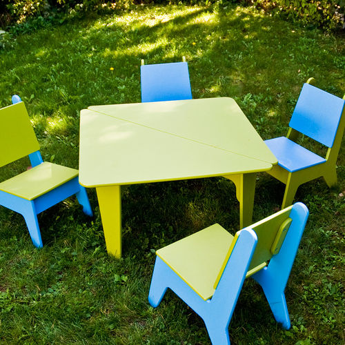 Moderner Tisch - BB02  - Loll Designs - HDPE / quadratisch / für Kinder