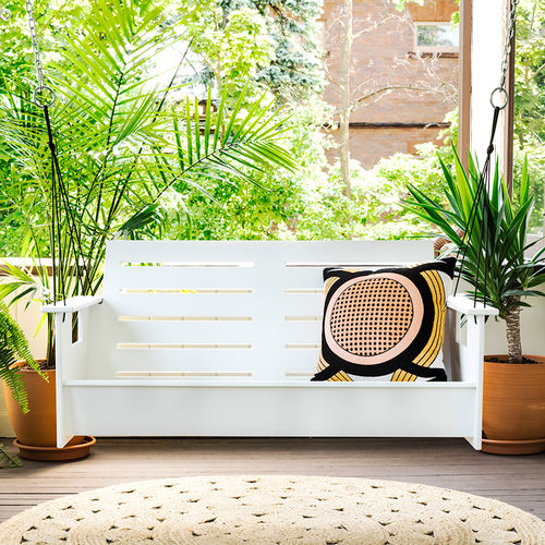 Garten-Hollywood-Schaukel / Polyethylen - GO PORCH SWING - Loll Designs - Contract / für Bar / für Gesundheitseinrichtungen