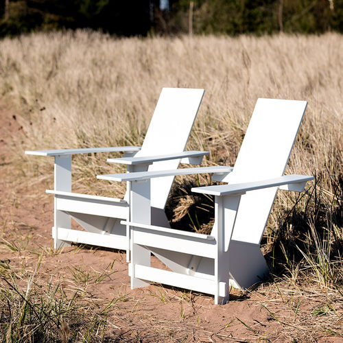 Moderner Stuhl - WESTPORT - Loll Designs - für Außenbereich / Polyethylen / Adirondack