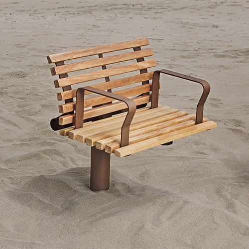 Moderner Sessel für den urbanen Raum - FUNGI - CYRIA | Mobilier Urbain - Holz / Stahl / Farbe anpassbar