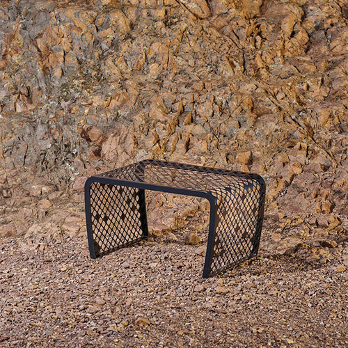 Moderner Hocker - ELINIUM - CYRIA | Mobilier Urbain - Stahl / Eisen / thermolackierter Stahl