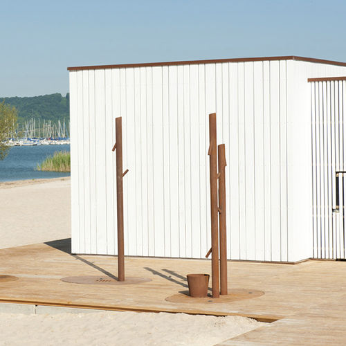Außendusche für Pool - MONSIEUR 1 - CYRIA | Mobilier Urbain - für Fuß / klassisch / Multifunktion