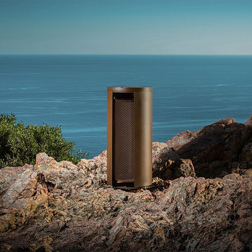 Park-Abfallbehälter - MONSIEUR - CYRIA | Mobilier Urbain - galvanisiertem Stahl / Stahl / Edelstahl
