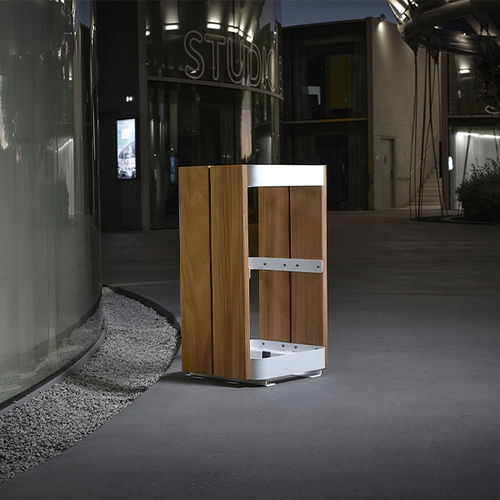 Park-Abfallbehälter - KAISEKI - CYRIA | Mobilier Urbain - galvanisiertem Stahl / Stahl / Edelstahl