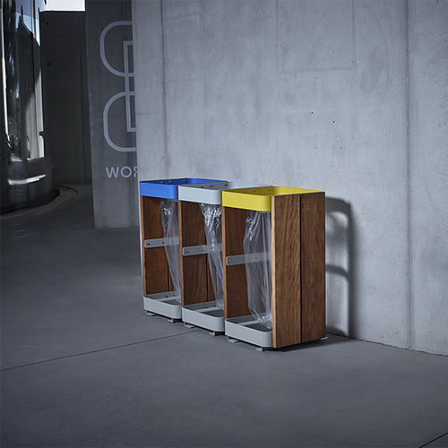 System Abfallbehälter - KAISEKI - CYRIA | Mobilier Urbain - galvanisiertem Stahl / Stahl / Edelstahl
