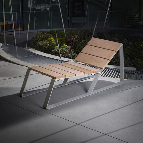 Moderne Liege - KAISEKI - CYRIA | Mobilier Urbain - Holz / Stahl / Edelstahl