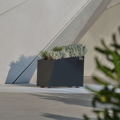 Pflanzkübel für Orangerie / galvanisiertem Stahl - DEGRE9 4 - CYRIA | Mobilier Urbain - COR-TEN®-Stahl / thermolackierter Stahl / modern