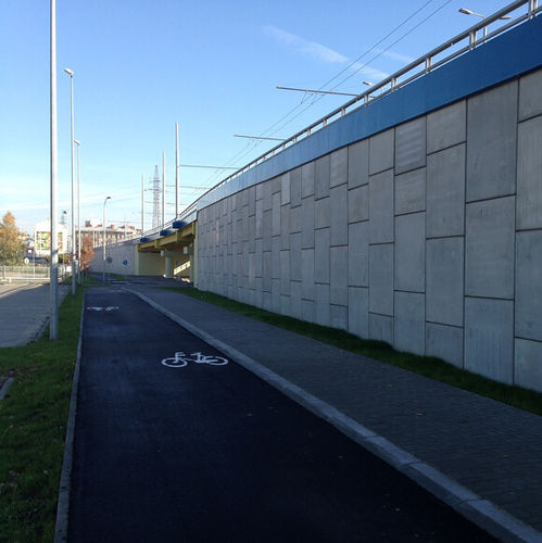 Beton-Stützmauer - TENSARTECH®ARES  - Tensar International - Fertigbau / Bewehrte-Erde / vorgefertigt