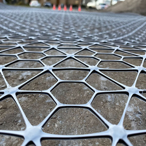 Geogitter zur Bodenstabilisierung - INTERAX® (NX) - Tensar International - für Fundament / Pflaster / Verkehr