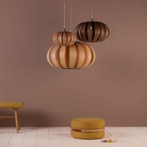 Hängelampe - URCHIN - Tom Raffield - aus Eiche / aus Birke / aus Nussbaum