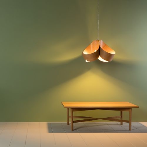Hängelampe - SPINNAKER - Tom Raffield - Eiche / modern / mit Kabel