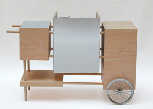 Outdoor-Küche - ANDAZ - studiomama - modern / Holz / ohne Griff