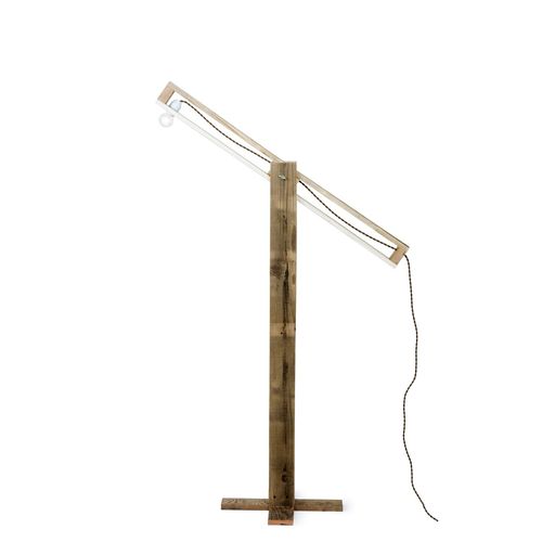 Stehleuchte - PALLET  - studiomama - Holz / originelles Design / mit Kabel