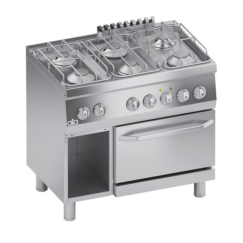 Gasherd - K6MCU15FF - ATA - elektrisch / Profi / mit 6 Kochfeldern