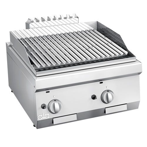 Gas-Grill - K6GPL10TT - ATA - Tisch / Profi / Edelstahl