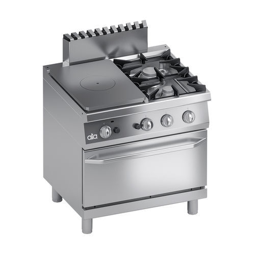 Gasherd - K7GCTP10FF - ATA - Profi / mit 2 Kochfeldern / mit 1 Ofen