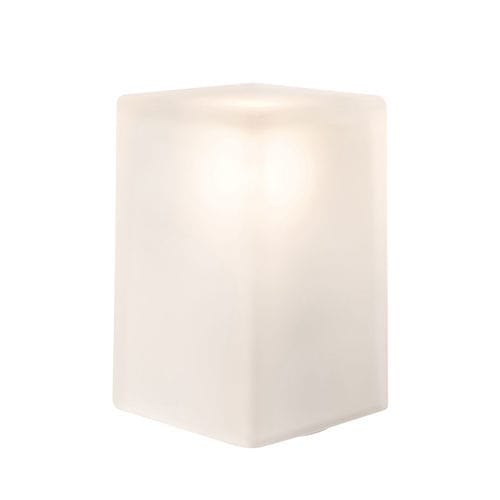 Tischlampe - ICE SQUARE 100 - Neoz France - Glas / modern / mit Akku