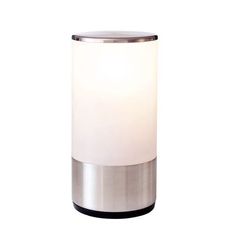 Tischlampe - COLLINS - Neoz France - Edelstahl / gebürsteter Edelstahl / Acryl