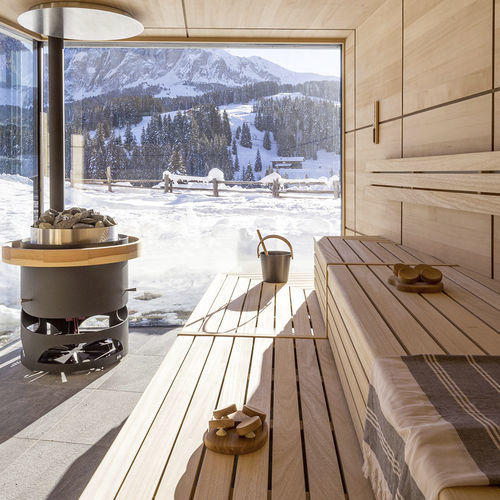 Finnische Sauna - CLASSIC - Starpool - für Gewerbegebrauch / Holz / Glas